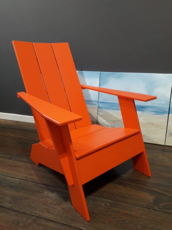 Adirondack Chair 3slat flat sunset orange LollDesign BeSeaside Hamburg