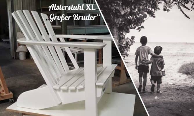 BeSeaside Alsterstuhl XL Großer Bruder