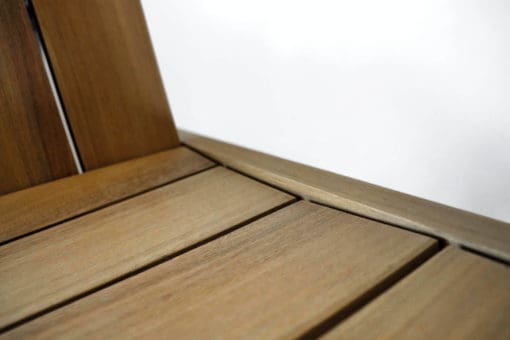 BeSeaside ESPRESSO Premium Adirondack Chair Detail Sitzflaeche