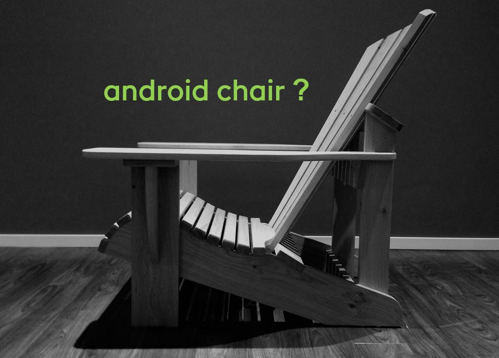 BeSeaside android chair adirondack chair namen 13022021 green android neu2