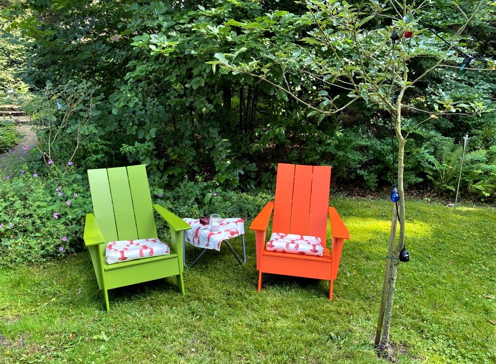 Loll Designs Adirondack Chairs with Seat Cushions Bundle, Overstock - Default Title