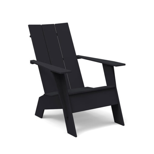 medium adirondack 3slat tall black