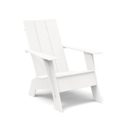 medium adirondack 3slat tall white