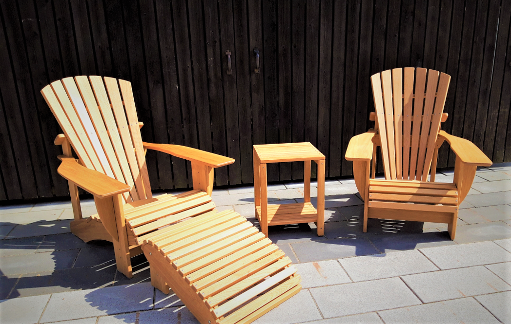 Adirondack Chair BeSeaside CLASSIC Eiche Set Kopie