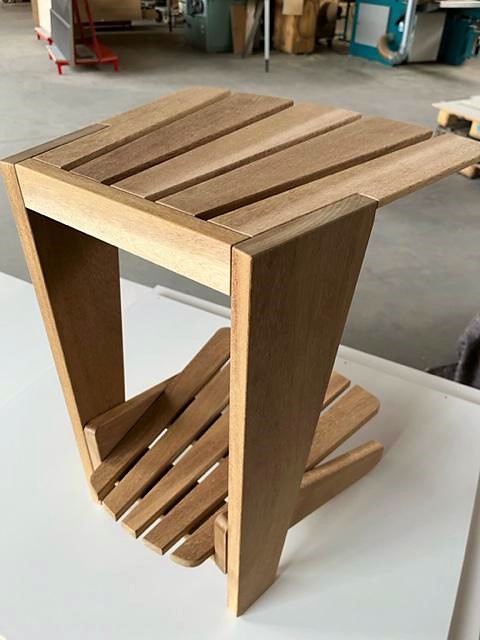 beSeaside BLU Adirondack Chair SideTable Beistelltisch Neu Hamburg FERTIGUNG 1