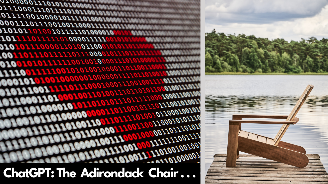 ChatGPT beschreibt den Adirondack Chair
