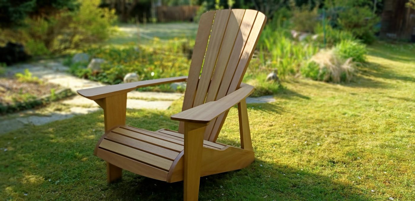 beSeaside BLU chair iroko Adirondack design chair 2023