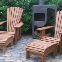 BeSeaside Seasider Chairs BASIC geoelt Teak Fussbank