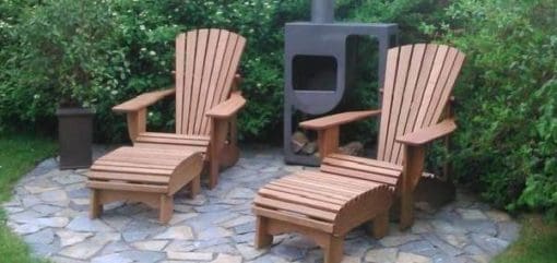 BeSeaside Seasider Chairs BASIC geoelt Teak Fussbank