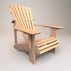 adirondack chair classic eiche unbehandelt