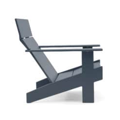 Lollygagger Lounge Adirondack Chair grau seitenansicht