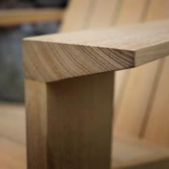 BeSeaside ESPRESSO Premium Adirondack Sessel Detail