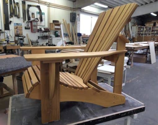 beseaside adirondack chair modell classic robinie geoelt farblos natur